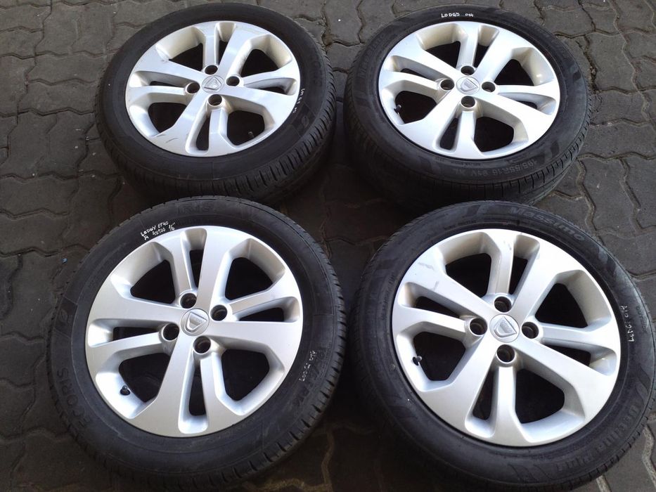 Jantes DACIA R16 com pneus 195/55 furação 4x100