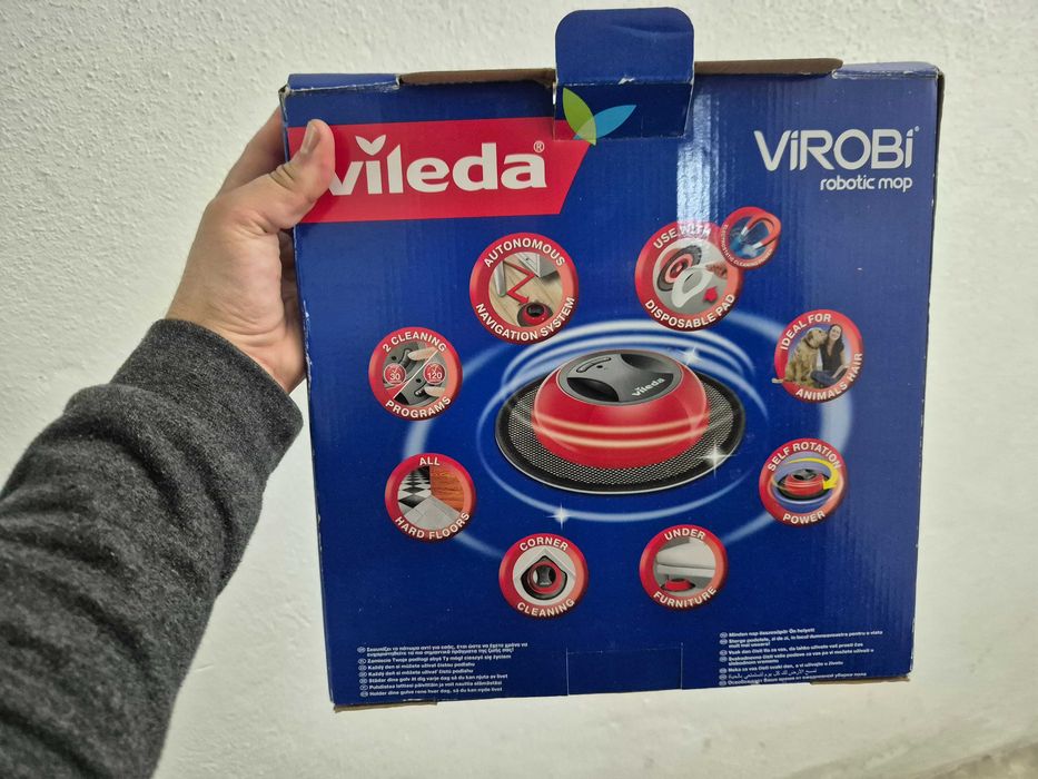 Robo limpeza Vileda com bateria
