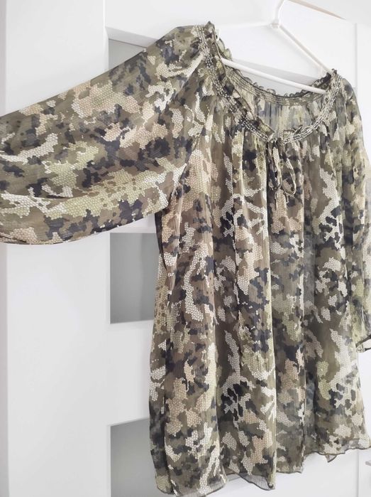 Tunika bluzka damska oversize moro 52
