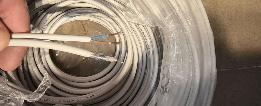 Przewód do kamer CCTV  YAP (RG59 + zasilanie)