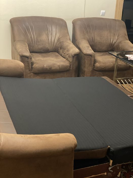 Kanapa rozk. Plus 2 fotele  okazja