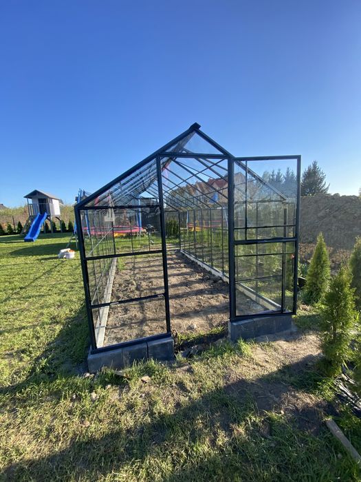 Szklarnia ogrodowa szklana z montazem w cenie