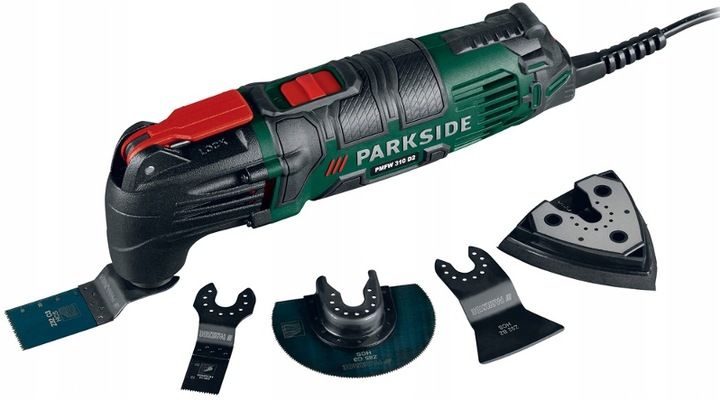Urządzenie Wielofunkcyjne Parkside 4w1 + Akcesoria