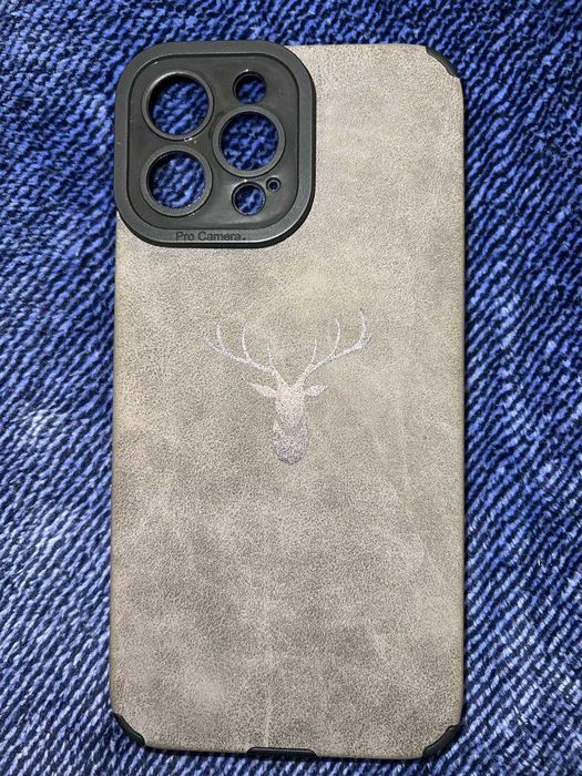 Чохол для iPhone 13 pro Max з імітацією замши