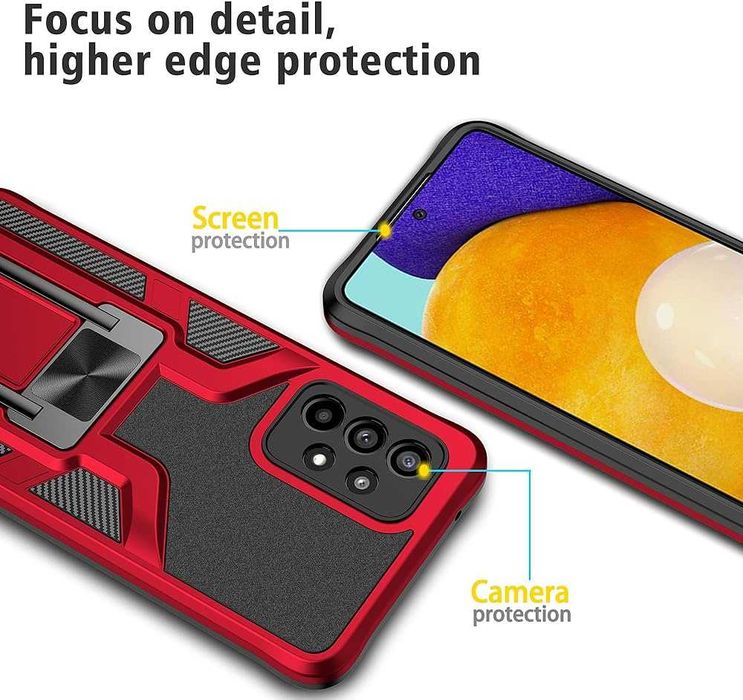 SORAKA Samsung Galaxy A52 A52s 5G Etui pancerne ring magnetyczne