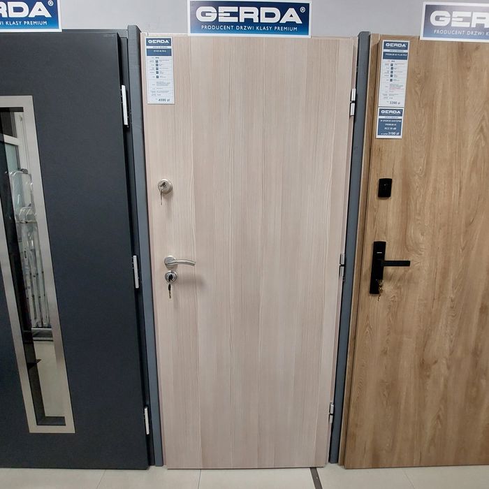 Drzwi do mieszkań Gerda Star 60 antywłamaniowe RC4, akustyczne 38 db