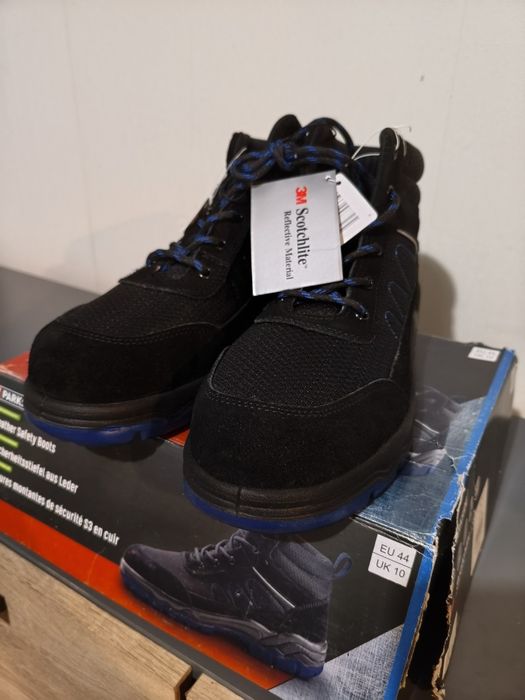 Нові робочі захисні черевики Parkside S3 Leather Safety Boots (Розмір 44, Німеччина)