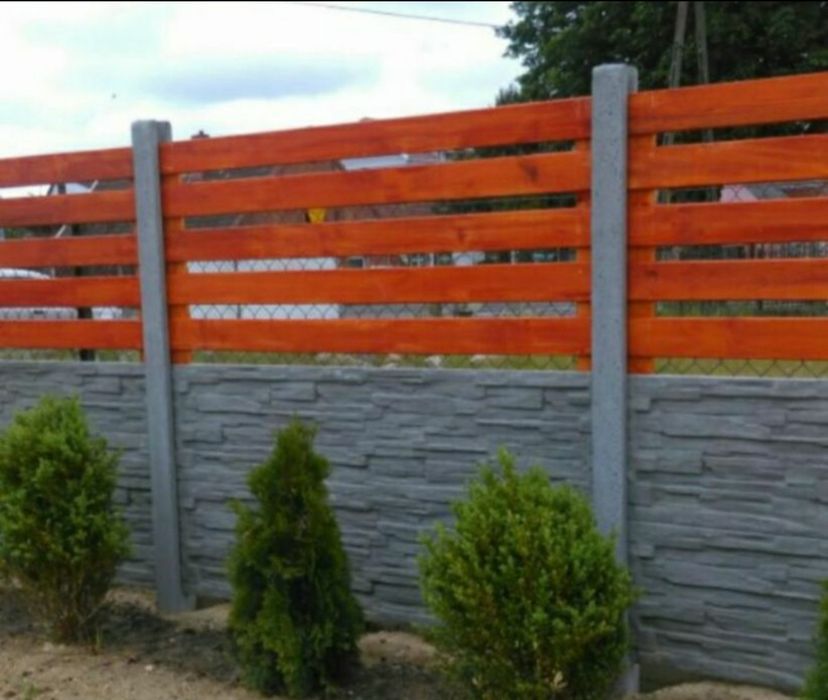 Ogrodzenie Betonowe jednostronne i dwustronne,  Ogrodzenie panelowe,