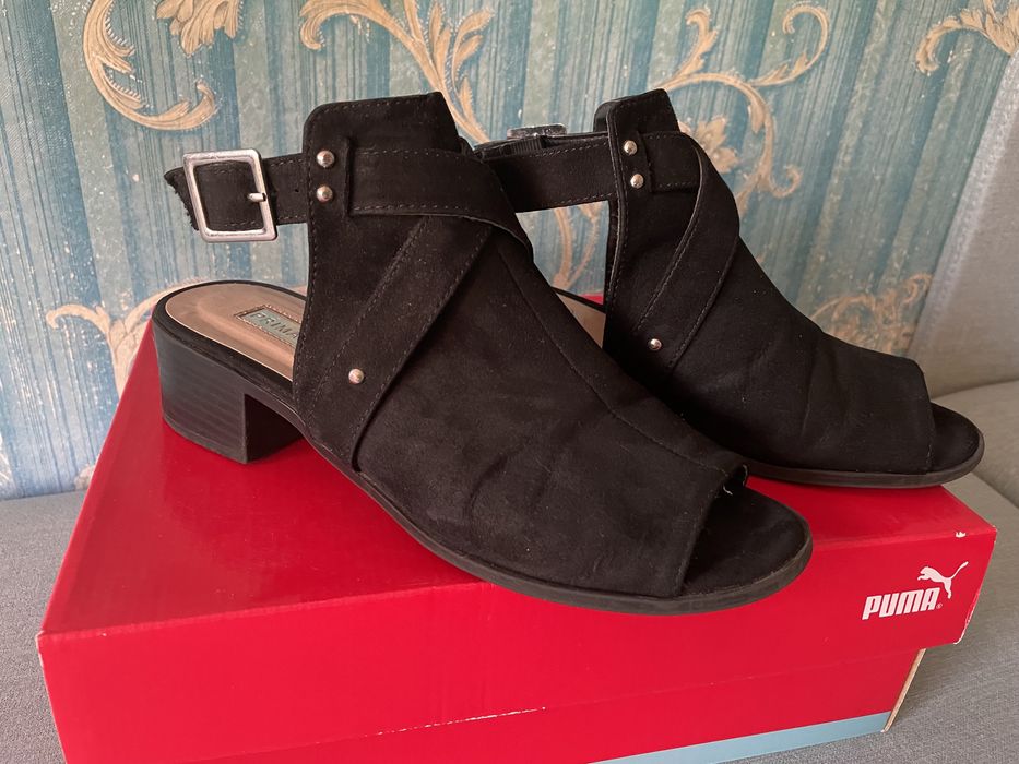 Боссоножки туфли шлепки черные Primark