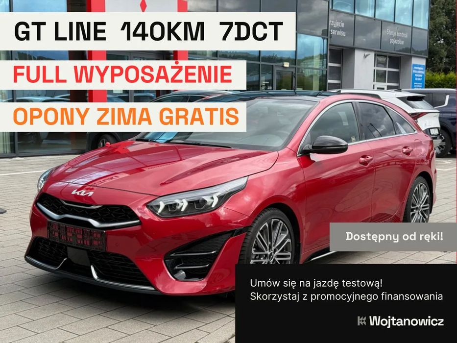 Kia ProCeed GT LINE, pakiet PREMIUM, pakiet TECHNOLOGICZNY, felgi 18", pakiet AEB