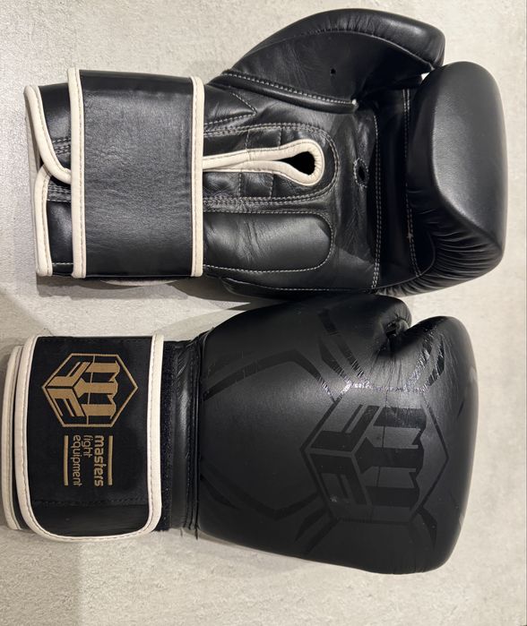 Rękawice Masters RBT-BLACK skórzane 12oz