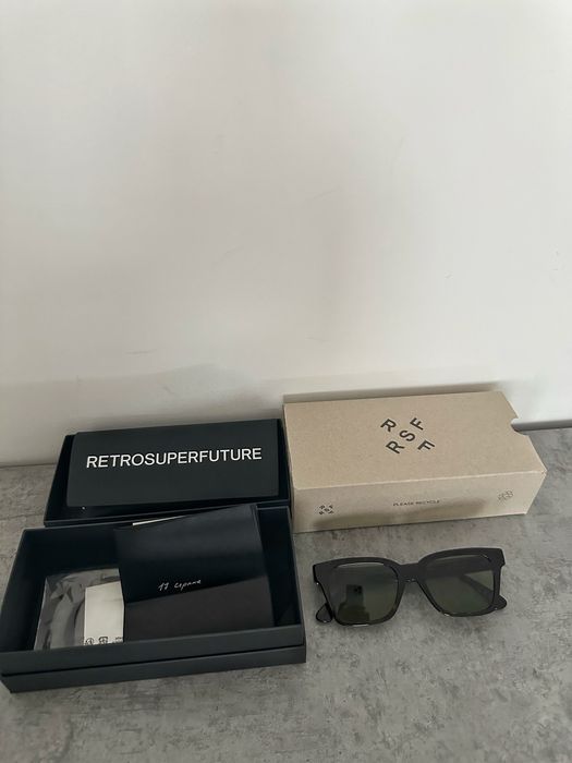 Retrosuperfuture сонцезахисні окуляри wayfarer коричневі