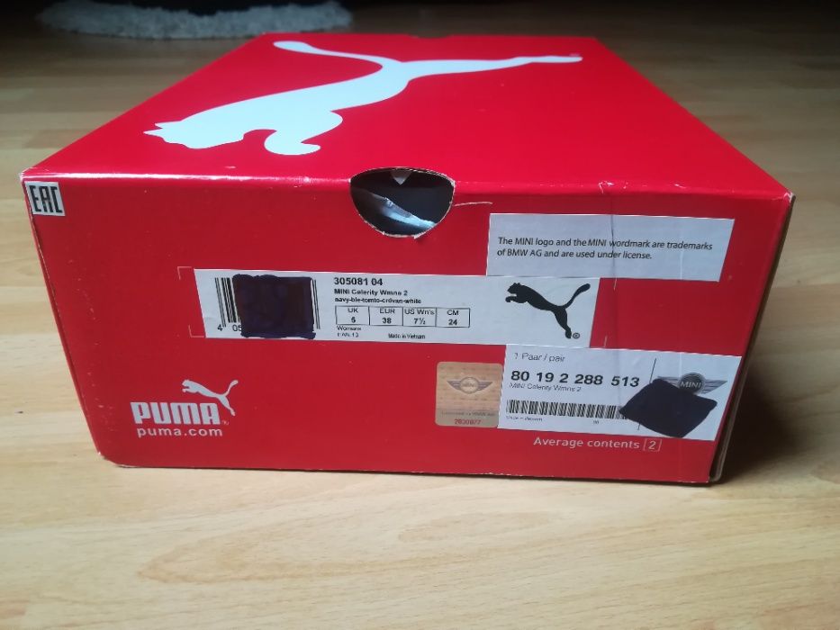 Nowe Buty Trampki PUMA MINI Celerity Wmns 2 Damskie roz. 38 granatowe