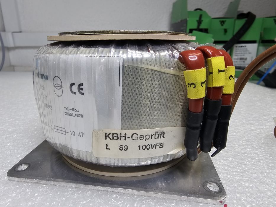 Transformador Toroidal Tauscher 11V e 18,5V 10A