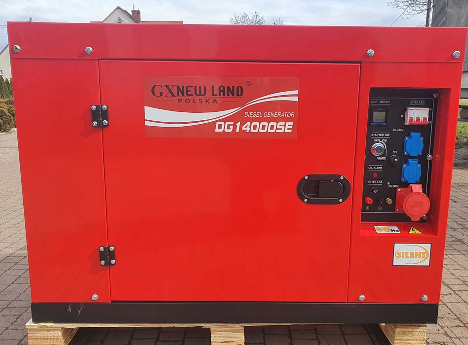 Agregat prądotwórczy 12.5 kva Gx Diesel Polska nowy gwar. do 36msc