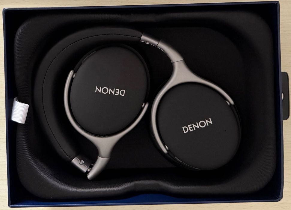 Auscultadores Bluetooth Denon Ah-Gc25W- novos, 3 anos de garantia