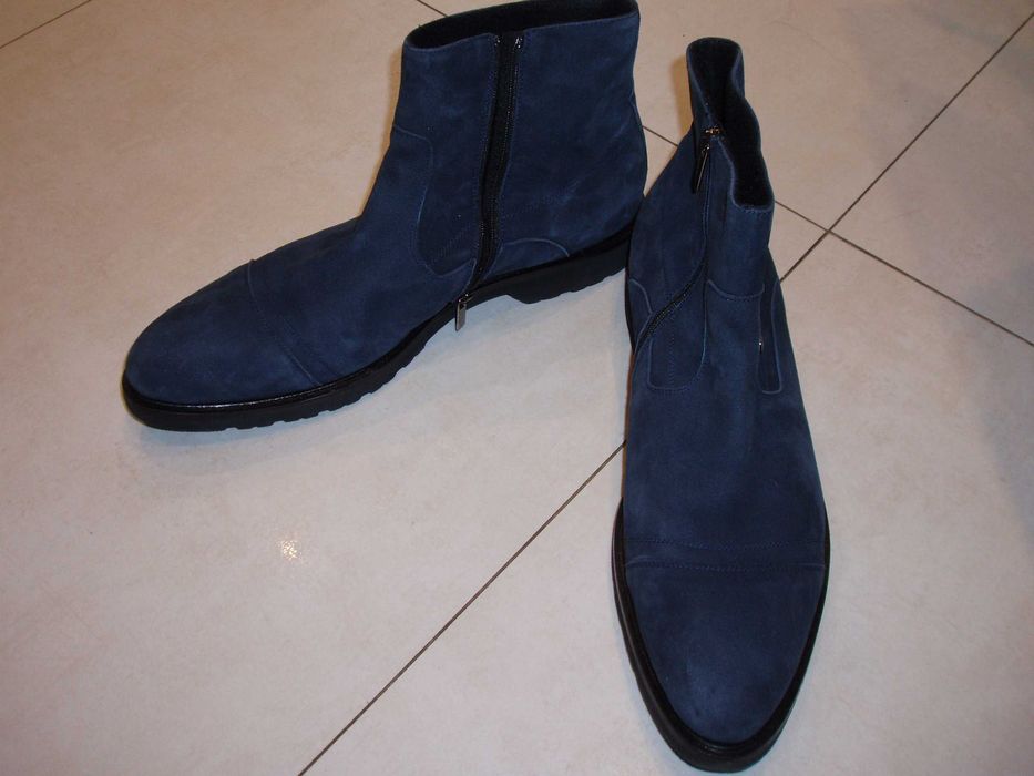 APIA nowe męskie zamszowe włoskie sztyblety r. 46