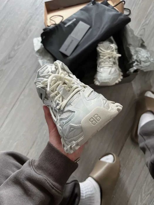 !SALE! Balenciaga Track 2.0 Triple White 36 37 38 39 40 41 42 43 44 45