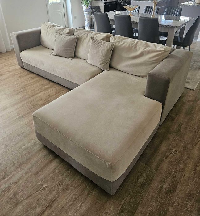 Sofá Chaise Longue Moderno – Excelente Estado