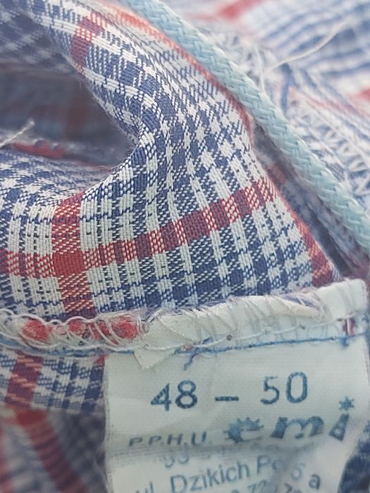 Kapelusik w kratkę dziecięcy rozmiar 48/50 firma EMI