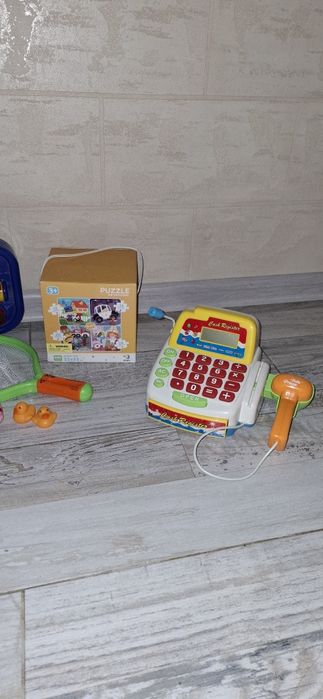 Лот іграшок каса пазли лошадка пригун