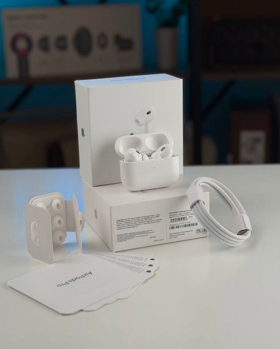 AirPods Pro 2 (2026) • Шумоподавлення • Airoha Chip • ТОП якість • Анімація • Гарантія (Бездротові навушники Apple)