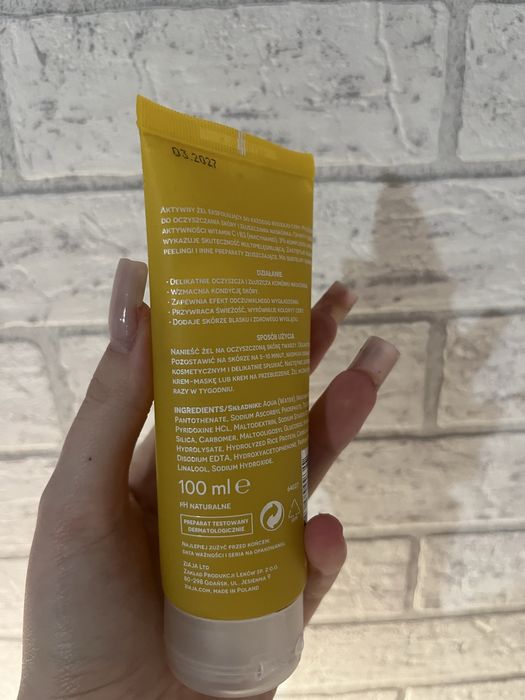 Ziaja witamina CB3 Niacynamid peeling do twarzy 100 ml