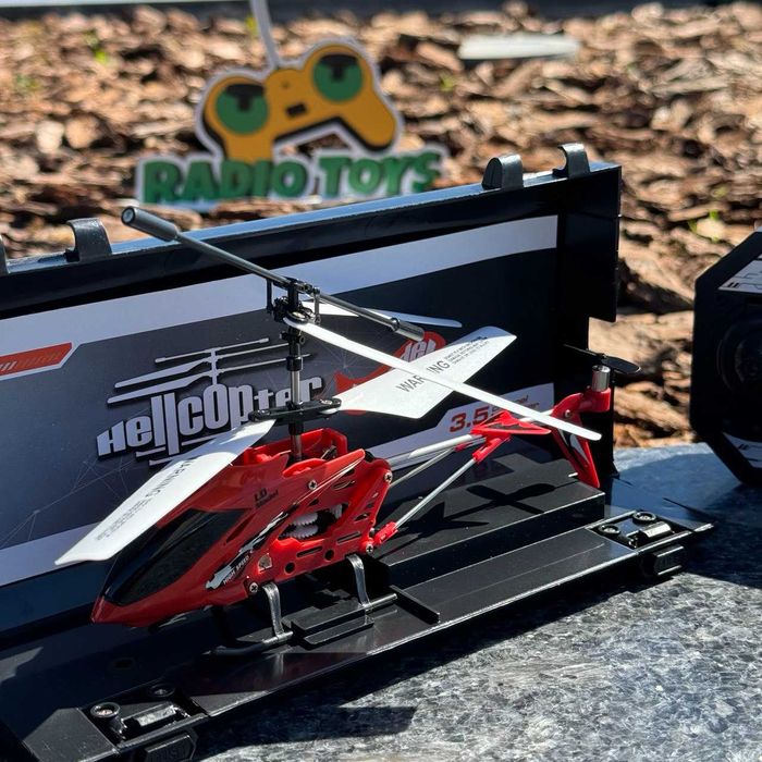 Вертолет на радиоуправлении ДРАКОН Красный. Игрушка на радиоуправлении