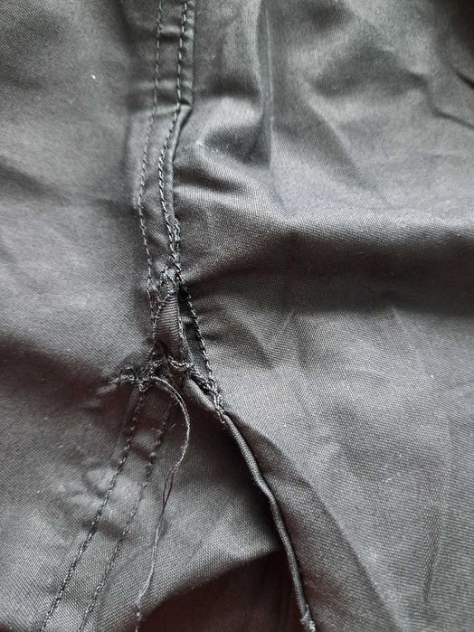 Kimono do karate dla dziecka czarne  150 cm + pas biały - do zszycia