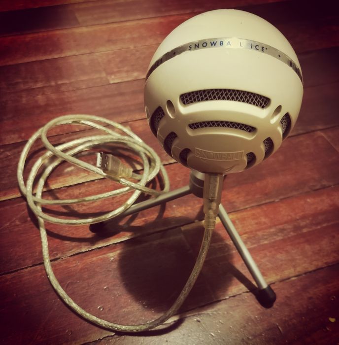 Snowball blue ice microfone - funciona perfeitamente
