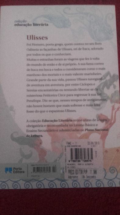 ULISSES  6. Ano PNL Porto Editora