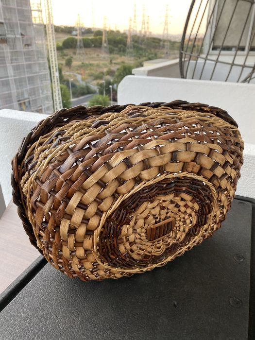 Cesta de Vime Artesanal – 38x30x21 cm