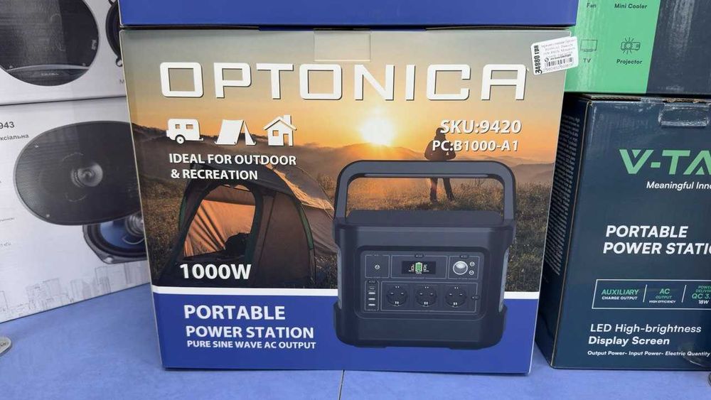 Зарядна станція Optonica 1000W, 1037Wh Li-Ion Lifepo4