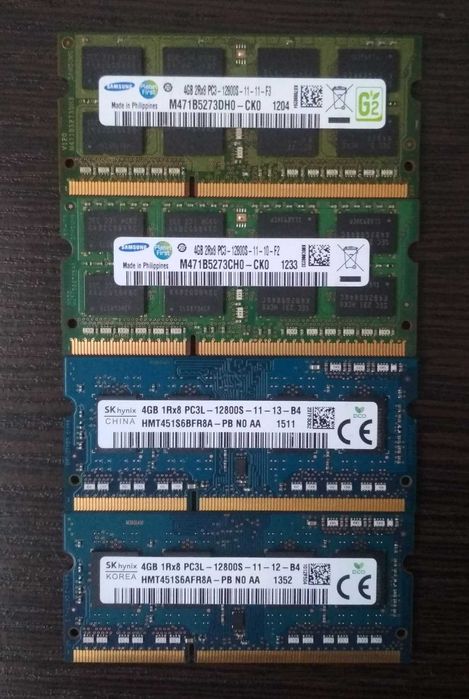 оперативна пам'ять 4Gb DDR3 SODIMM
