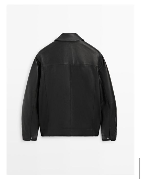 Куртка шкіряна Massimo Dutti розмір M