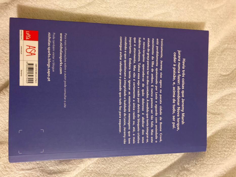 Livro Nicholas Spark