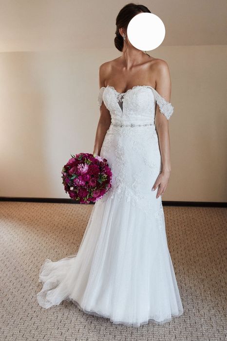 Suknia ślubna na sprzedaż 1000 zl rozmiar 36/38