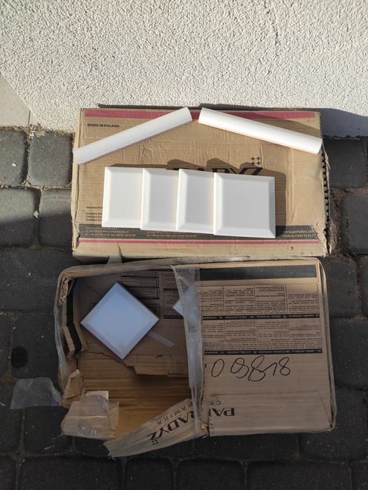 Kafelki Paradyż Tamoe Bianco 37sztuk