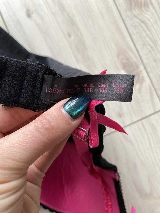 Пенюар пеньюар мереживний в сітку підтяжки рожевий чорний no secret