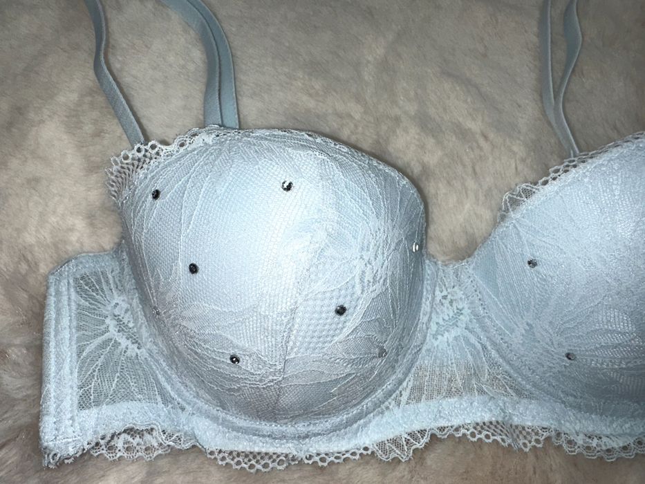 primark biustonosz jasnoniebieski nowy 80 B