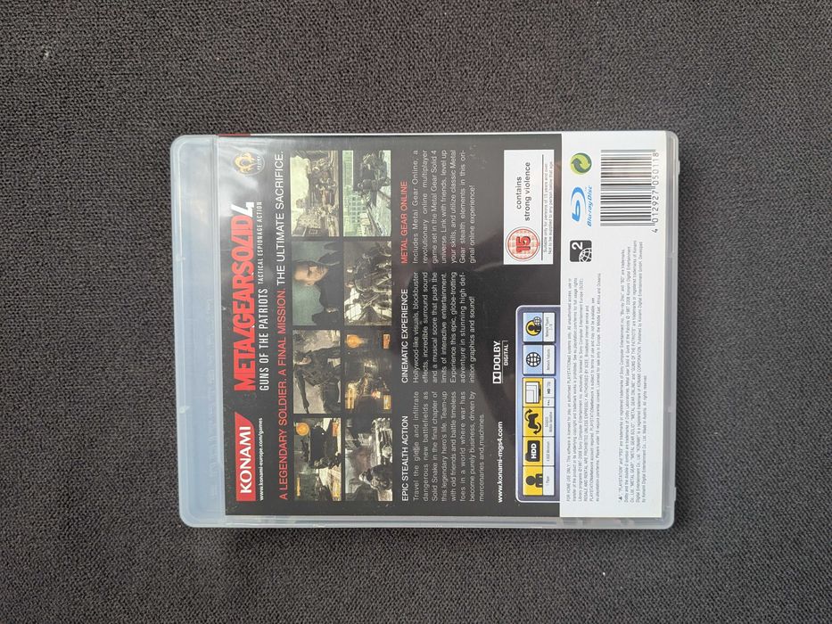 METAL GEAR SOLID 4 Guns of the Patriots	PS3