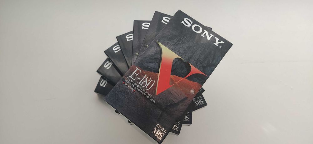 Нові відеокасети Sony E-180 (7 шт.) — 90 грн/шт.