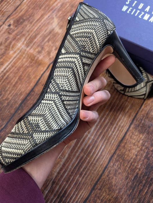 Sandały na szpilce szpilki Stuart Weitzman