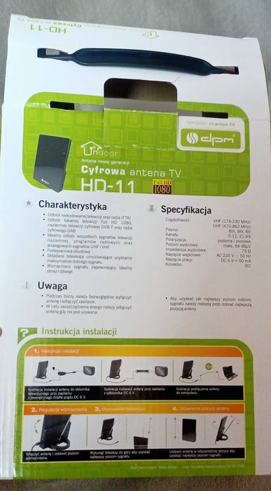 Cyfrowa antena TV DPM HD-11.