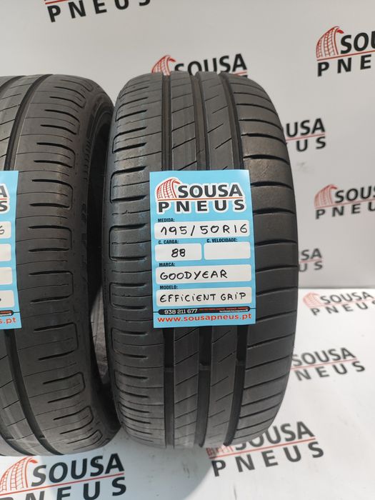 2 pneus semi novos 195-50R16 Goodyear - Oferta dos Portes
