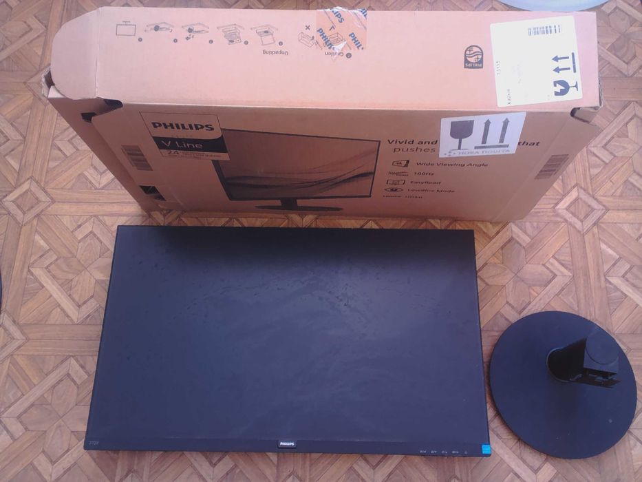 Монітор 27" Philips 272V8A/00 full hd 75 Hz ips  led hdmi плюс подставка плюс коробка цена за все