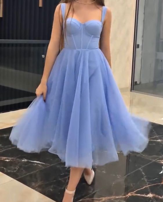 Вечірня/випускна сукня ніжно-блакитного кольору XS-S