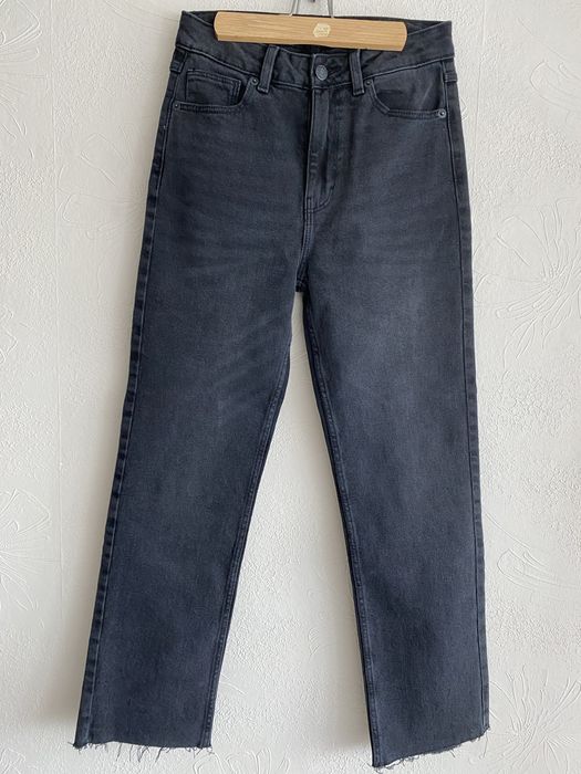 House jeansy 34 nowe czarne proste