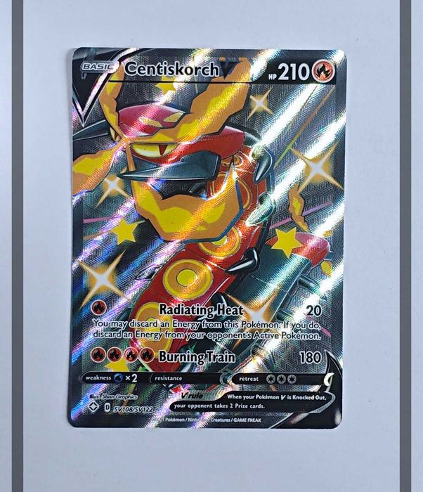 Centiskorch V SV108/SV122 SHF Pokemon ENG-NM