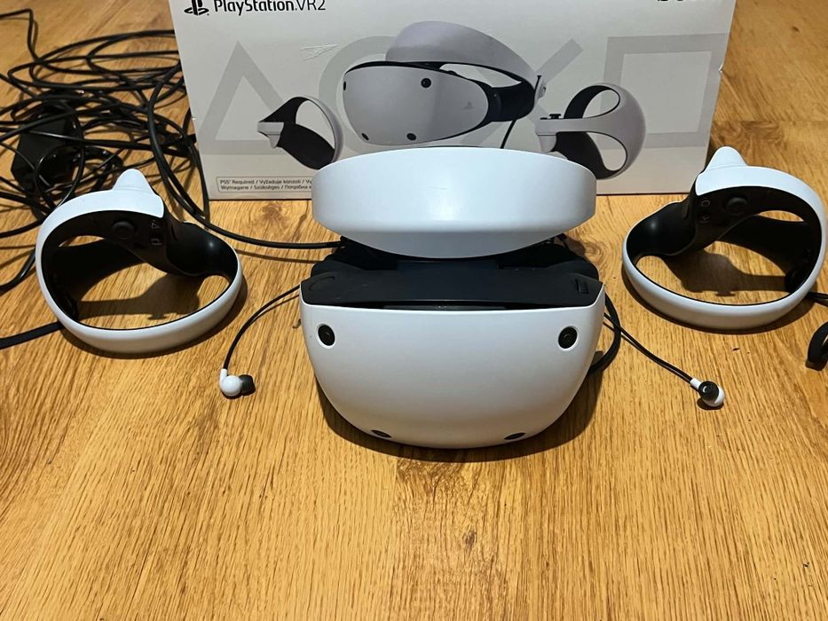 PSVR2 prawie nowy+Adapter PC+dodatki